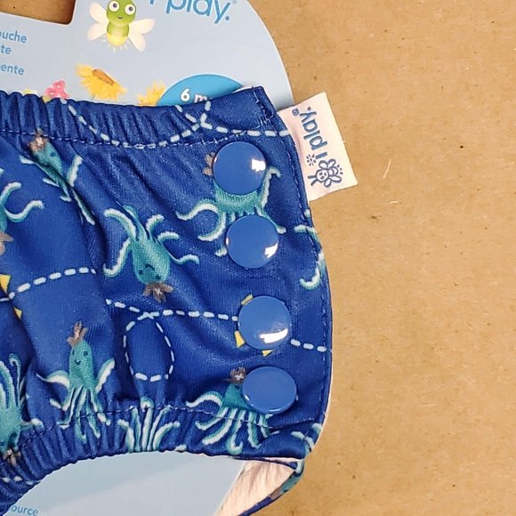I-Play Swimsuit Diaper 6 Months Blue - Picture 3 of 5
